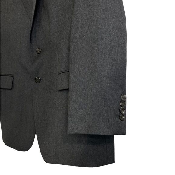Lauren Ralph Lauren mens suit jacket 42R gray Union-Made Teamsters L-1998 office - Picture 3 of 7